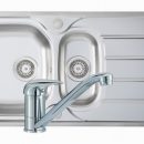 Prima 1.5 Bowl Stainless Steel Sink & Tap Pack