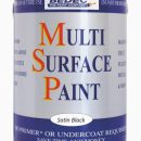 Bedec MSP Multi Surface Paint Black Satin 750ml