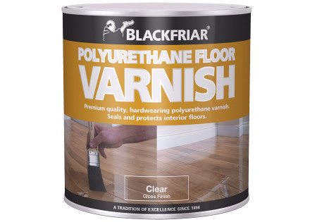 Blackfriars Polyurethane Floor Varnish Clear Gloss 2 5ltr Totem