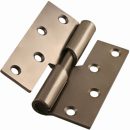 Rising Butt Hinge R/H Self Colour 100mm (pair)